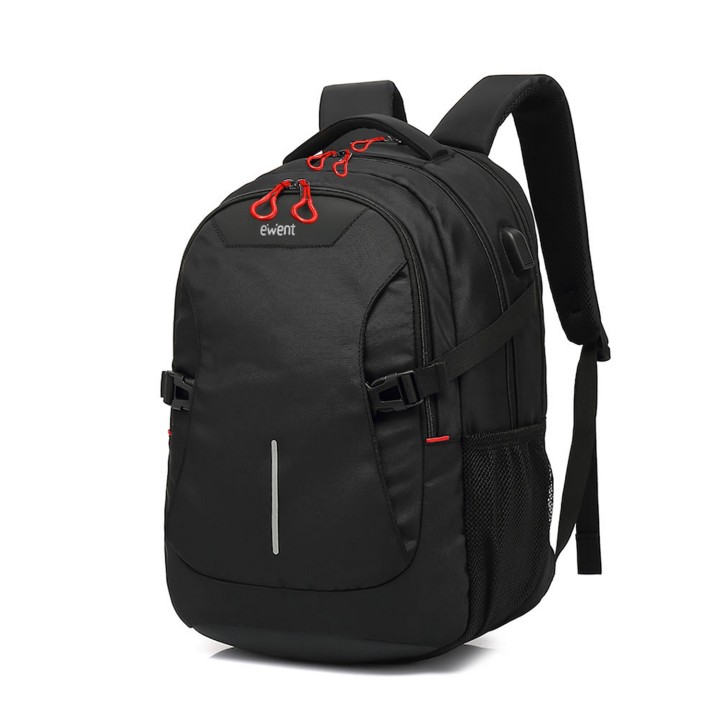 Mochila Ewent para computador portátil de 15,6 polegadas com saída USB