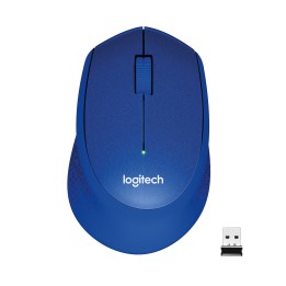 Mouse Logitech M330 ottico wireless Silent Plus blu