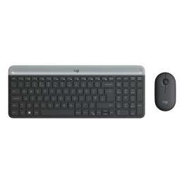 Teclado + mouse logitech mk470 wireless inalambrico