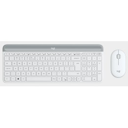 Tastiera + mouse Logitech MK470 wireless, bianco