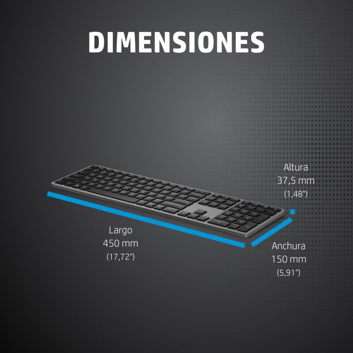 HP 975 dual-mode wireless keyboard