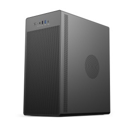 Custodia per computer Coolbox M100 MATX con griglia frontale nera e USB 3.2