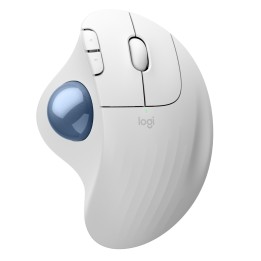 Mouse wireless Logitech Ergo M575s bianco