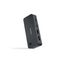 NANOCABLE 10.12.0011 Switch Conmutador 2x USB 3.0 a 2xUSB-A 3.0 + 2x USB-C 3.0 Negro