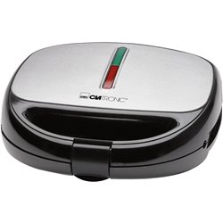 Macchina per sandwich Clatronic ST / WA 3670 800 W Nero, Acciaio inossidabile