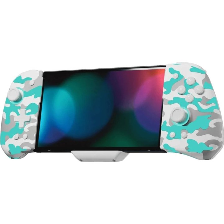FUNLAB Luminpad Wireless Gripcon Camouflage Blanc pour Switch/Switch OLED – boutons programmables – manette sans fil