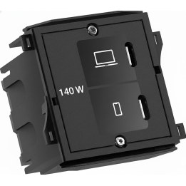 BACHMANN Custom Modul USB C/C/C Charger, mit Netzteil
