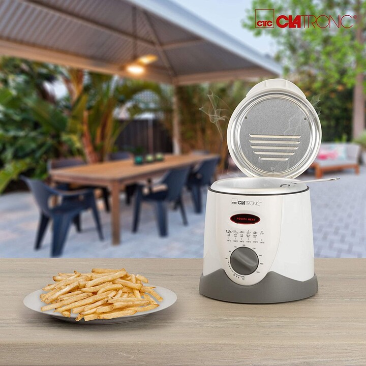 Clatronic FFR 2916 friteuse 1 L Unique Blanc Autonome