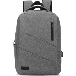 Mochila para portatil subblim city 15.6 pulgadas gris