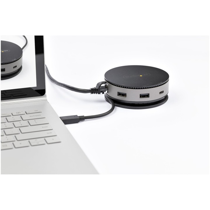 Mini docking startech usb 3.1 gen 2 de 10gbps tipo c con vídeo hdmi o displayport de 4k a 60hz o vga de 1080p