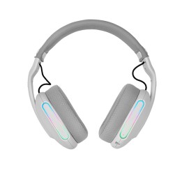 MARS GAMING MHW-PRO Cuffie wireless e cablate ARGB bianche