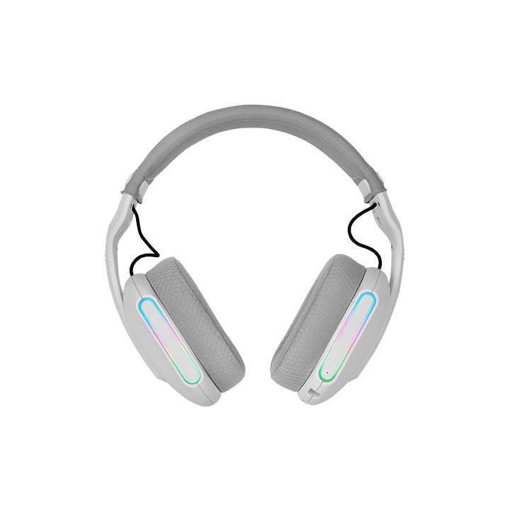 MARS GAMING MHW-PRO Cuffie wireless e cablate ARGB bianche