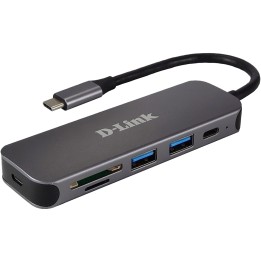 Hub D-Link USB Type-C 6-en-1
