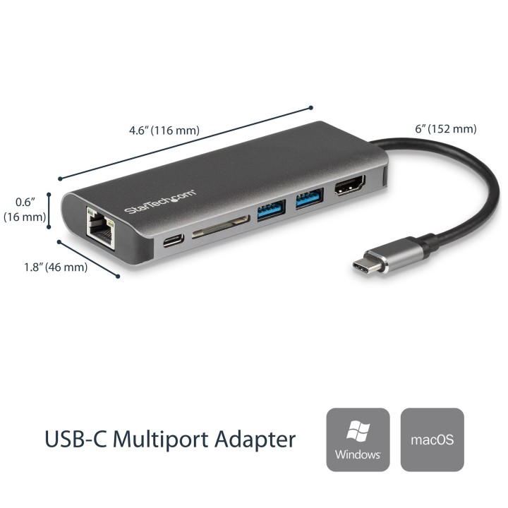 Startech 6-in-1 USB Type-C docking station