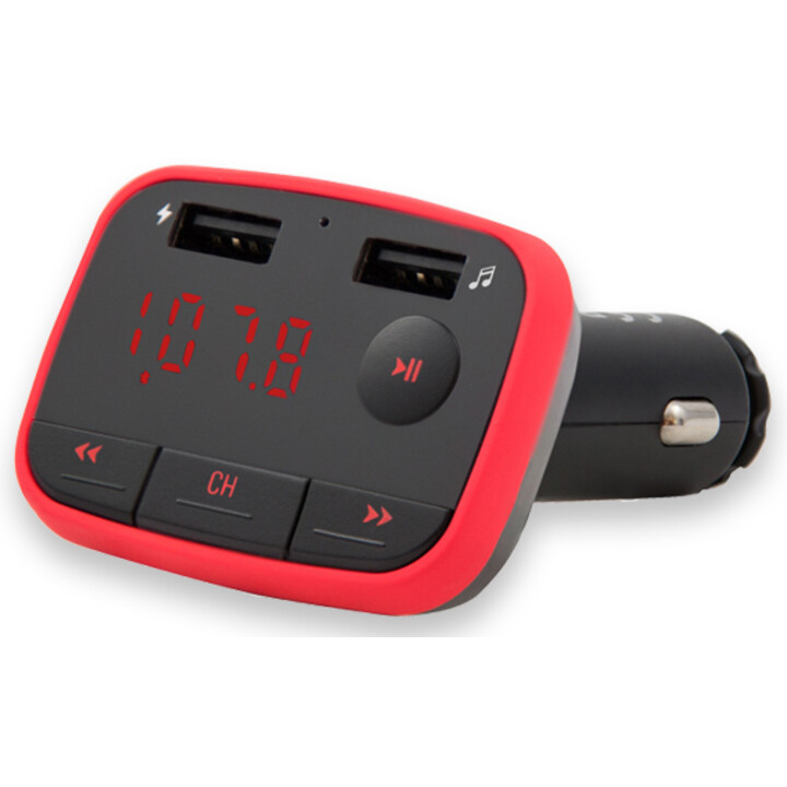 Transmissor FM Savio Bluetooth TR-10 87,5 - 108 MHz preto