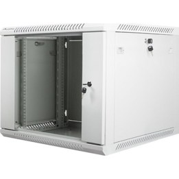 Armário Lanberg de 19 polegadas, 9U - 600 x 600, cinzento