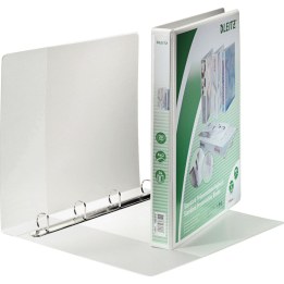 A4 4-ring presentation ring binders, 3.7 cm, white
