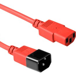 Cordon d'alimentation C13 - C14 rouge, 5 m