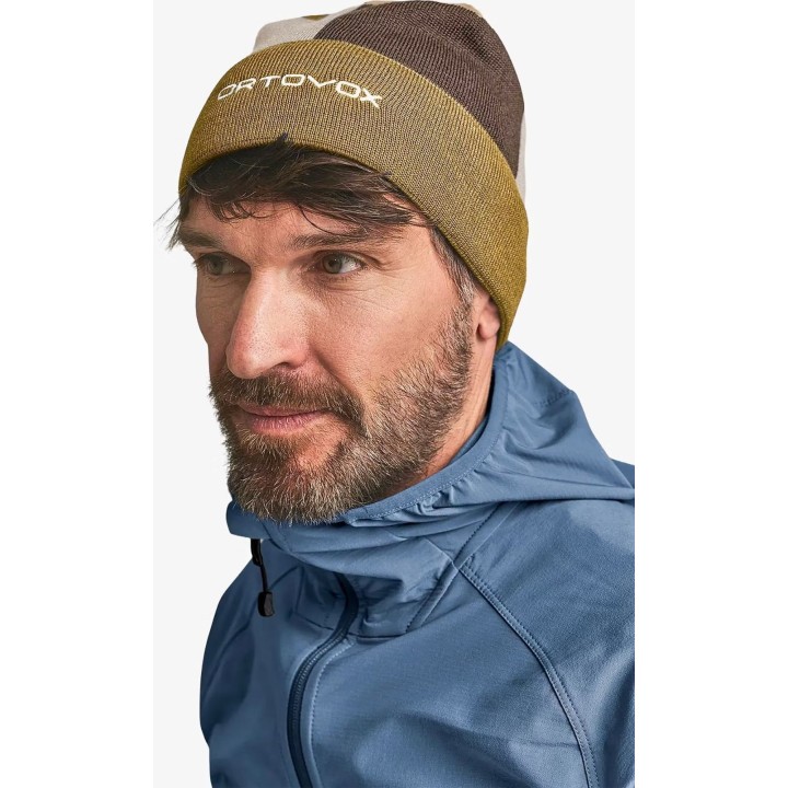 Gorro Patchwork de Ortovox, Wild Cumin