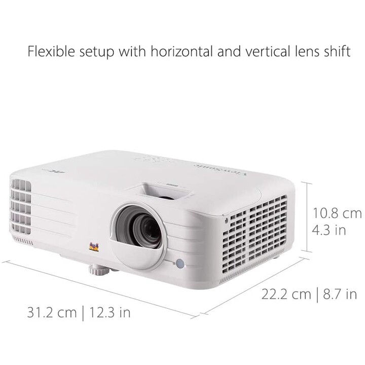 Viewsonic PX701-4K Proiettore per home theater / a fuoco lungo, 3200 ANSI Lumen DLP 4K (3840x2160) Bianco