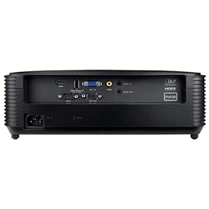 Optoma W371 videoproyector Proyector para escritorio 3800 lúmenes ANSI DLP WXGA (1280x800) 3D Negro