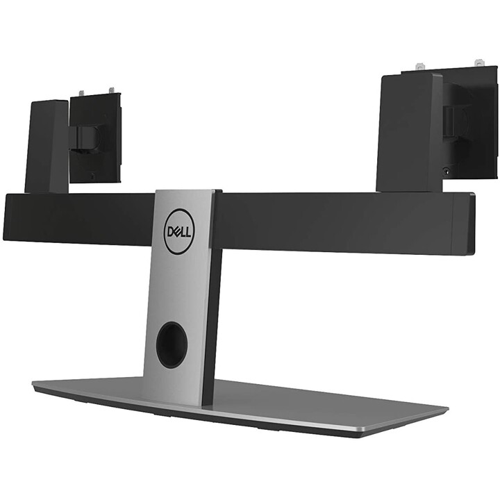Suporte para monitor duplo DELL 68,6 cm (27 "), alumínio, preto