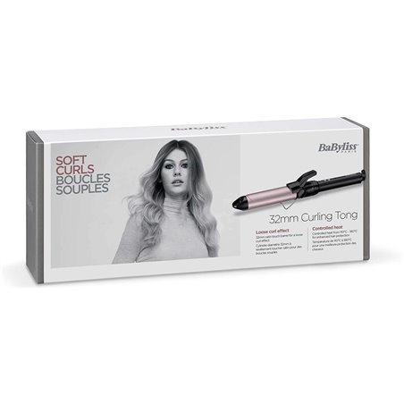 BaByliss Pro 180 Sublim&#39;Touch 32 mm Curling iron Preto, Rosa
