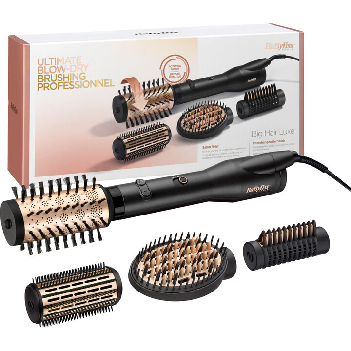 BaByliss Big Hair Luxe Kit de peluquería Caliente Negro 650 W 2,5 m
