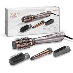 BaByliss Air Style 1000 Kit d'accessoires de coiffure À chaleur Noir, Cuivre, Palladium 1000 W 2,5 m