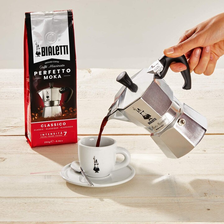 Bialetti Moka Express Cafetera italiana 0,775 L Aluminio, Negro
