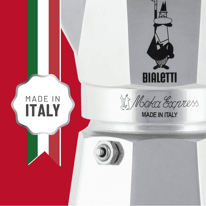 Bialetti Moka Express Cafetera italiana 0,775 L Aluminio, Negro