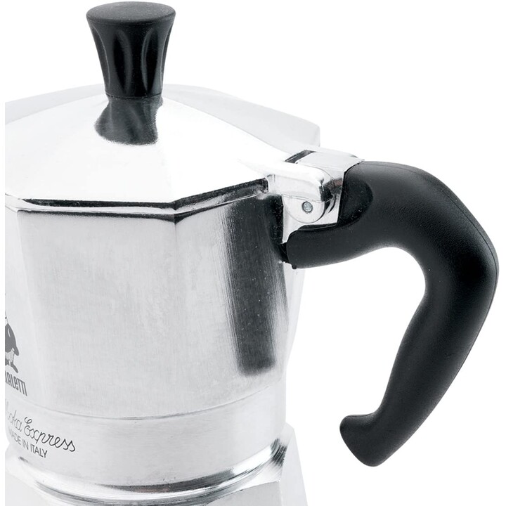 Bialetti Moka Express Cafetera italiana 0,775 L Aluminio, Negro