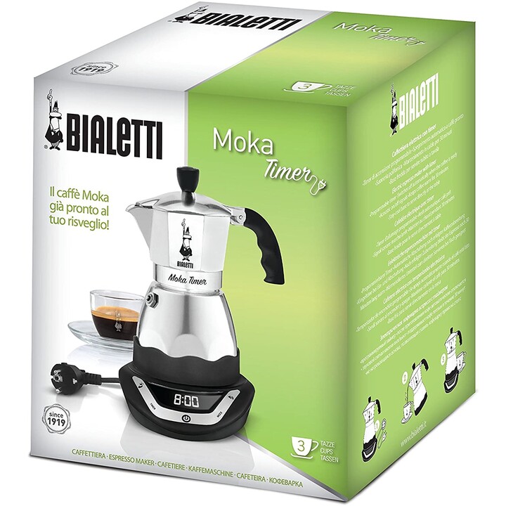Bialetti Moka Timer Fully Automatic Electric Moka Pot