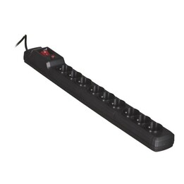 Activejet ACJ COMBO 9GN 1,5M Verlängerungskabel 9 AC-Ausgänge Indoor Schwarz