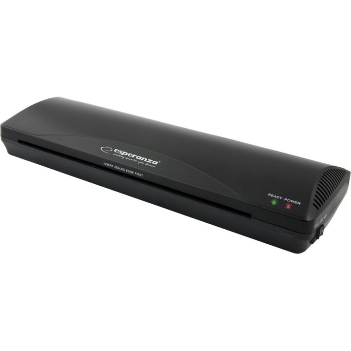 Esperanza EFL003 laminador Plastificadora en frío/caliente 250 mm/min Negro