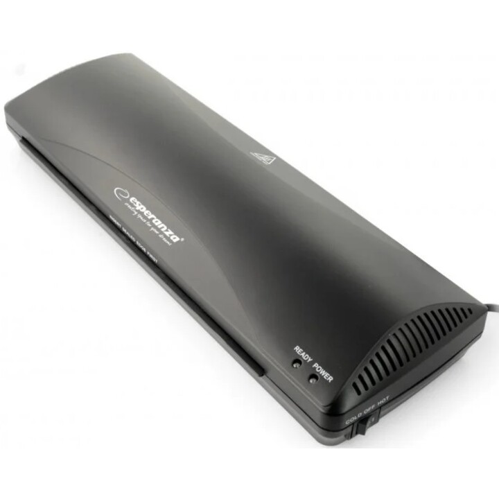 Esperanza EFL003 laminador Plastificadora en frío/caliente 250 mm/min Negro