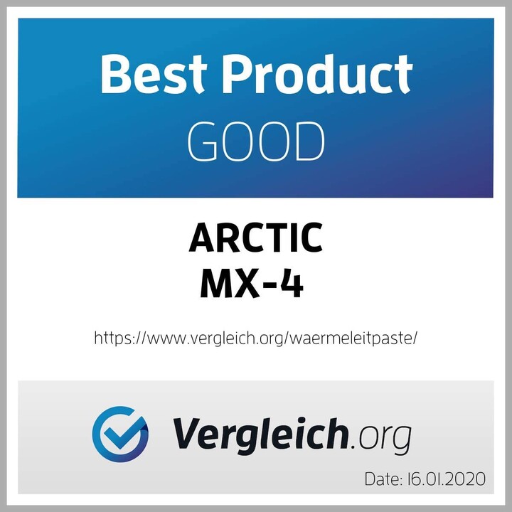 ARCTIC MX-4 (45 g) Edition 2019 – Hochleistungs-Wärmeleitpaste