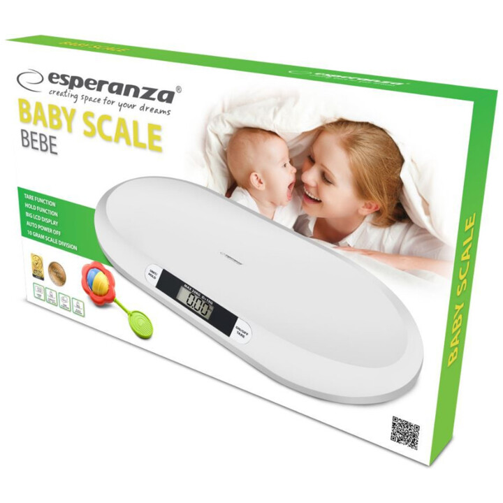 Esperanza EBS019 Pèse-bébé pour nourrissons blanc