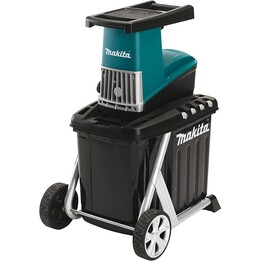 Makita UD2500 triturador elétrico de ramos 2500 W 45 mm com coletor 67 l preto