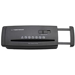 Esperanza EN104 Aktenvernichter Streifenzerkleinerung 22 cm Schwarz