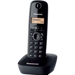 Panasonic KX-TG1611 Telefon DECT-Telefon Schwarz Anrufer-Identifikation