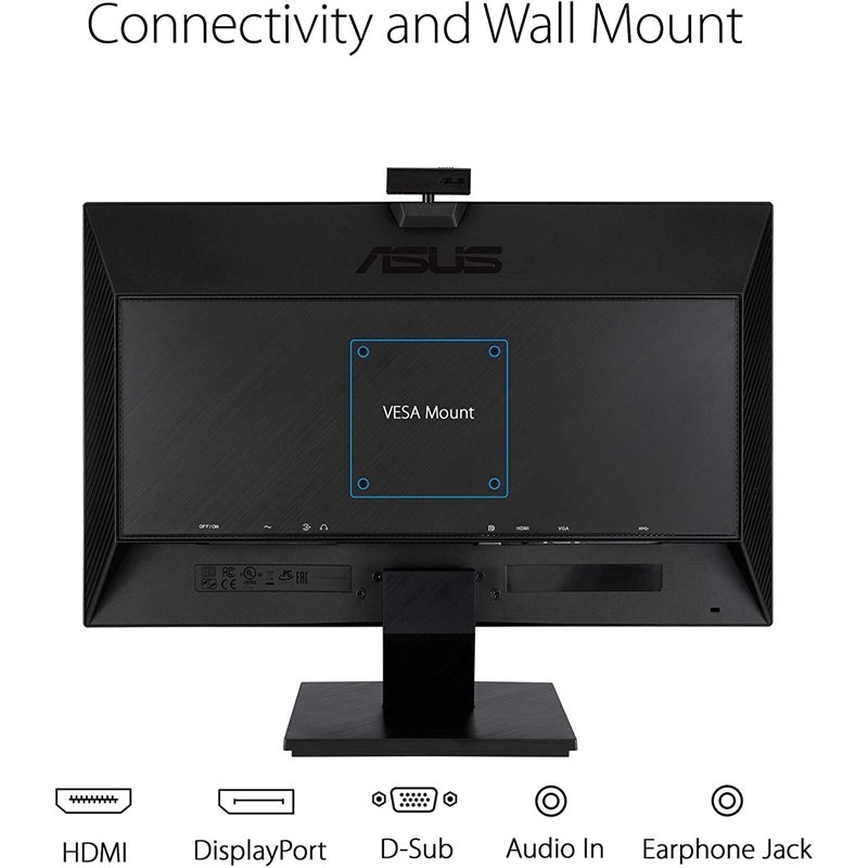 Asus BE24EQK 23.8" Led Ips FullHD Webcam Black