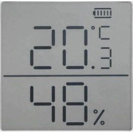 SwitchBot Meter Bianco, compatibile con Alexa e Google, termometro e igrometro