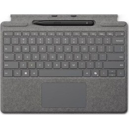 Teclado microsoft surface pro + pen platino