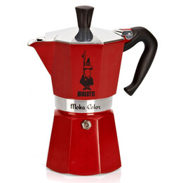Bialetti Moka Express Cafetera italiana Rojo