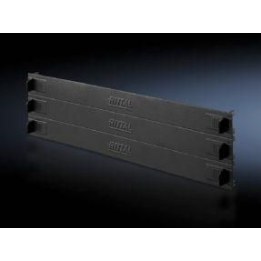 Panel ciego Rittal de 3 HE, RAL 9005, 3 unidades