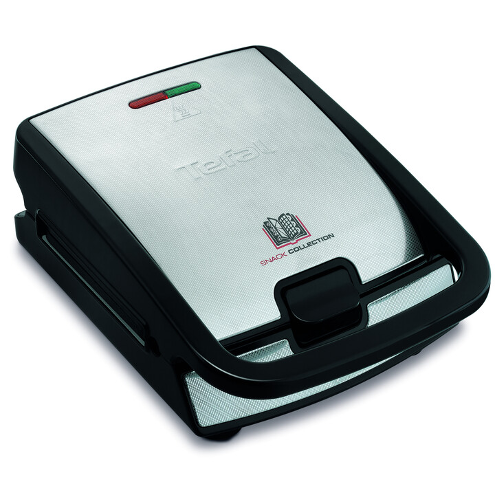 Sanduicheira Tefal Snack Collection SW 852 D 700 W Preto,Aço inoxidável