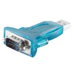 MICROCONNECT USBADB9M adattatore per inversione del genere dei cavi USB 2.0 Serial Nero