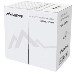 Lanberg LCU6-12CU-0305-S cable de red 305 m Cat6 U/UTP (UTP) Gris