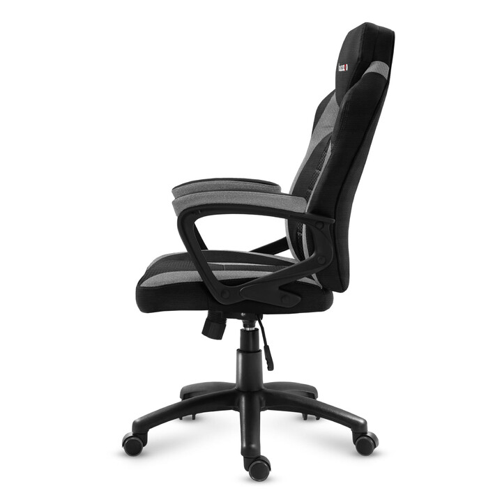 Huzaro FORCE 2.5 GRIGIO MESH Sedia da gioco Sedile in rete Nero, Grigio